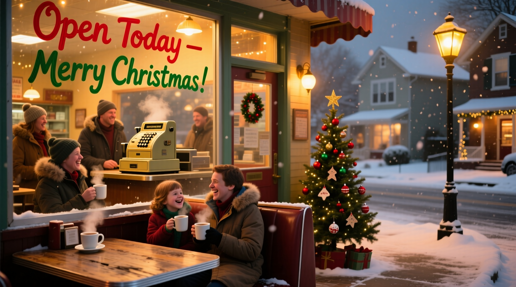 what food place is open on christmas