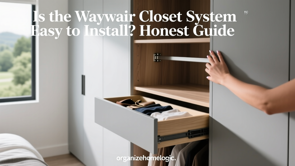 Is the Wayfair Closet System Easy to Install? Honest Guide