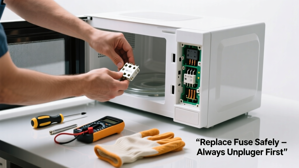 How to Fix a Blown Microwave Fuse Safely