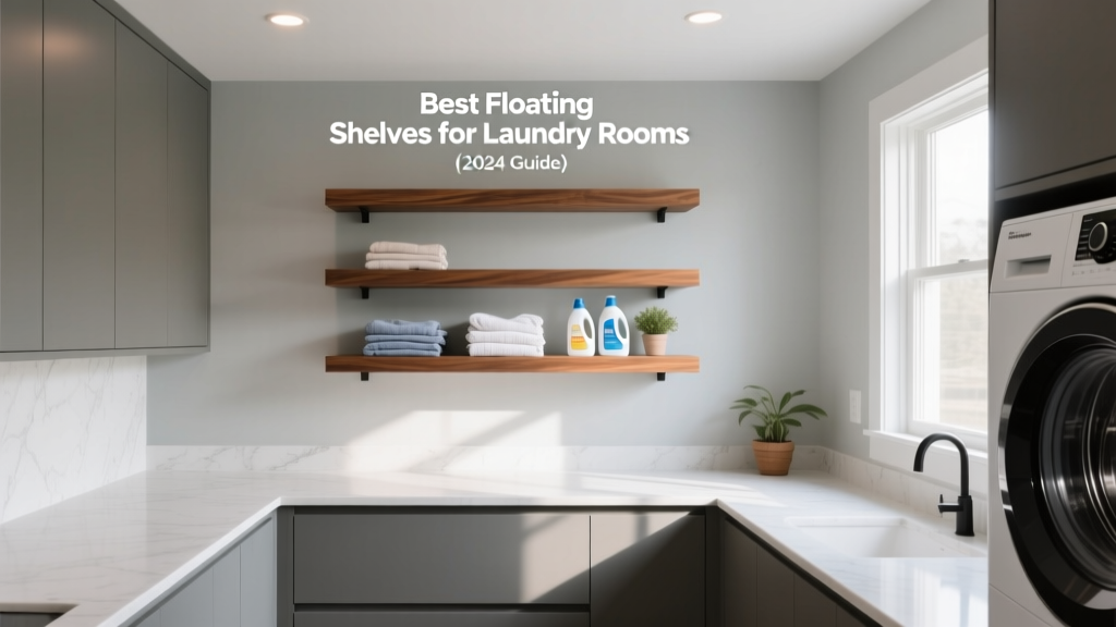 Best Floating Shelves for Laundry Rooms (2024)