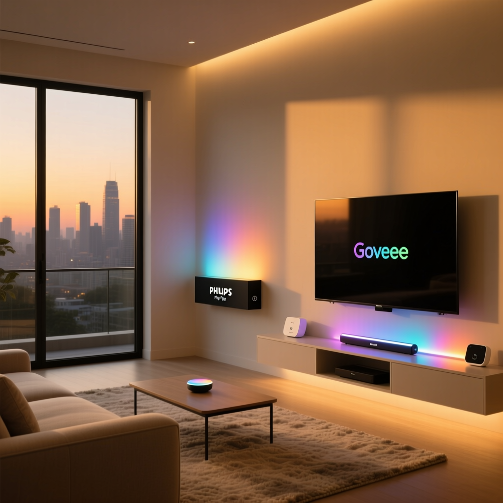 Philips Hue Play Sync Box vs Govee TV Light Bar Pro: Which Is Right for You?