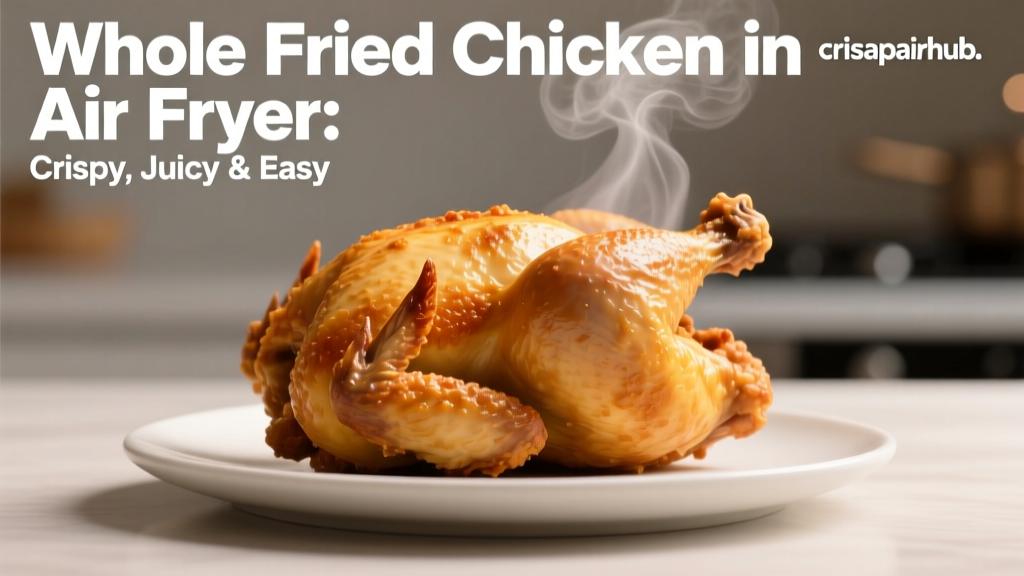 Whole Fried Chicken in Air Fryer: Crispy, Juicy & Easy