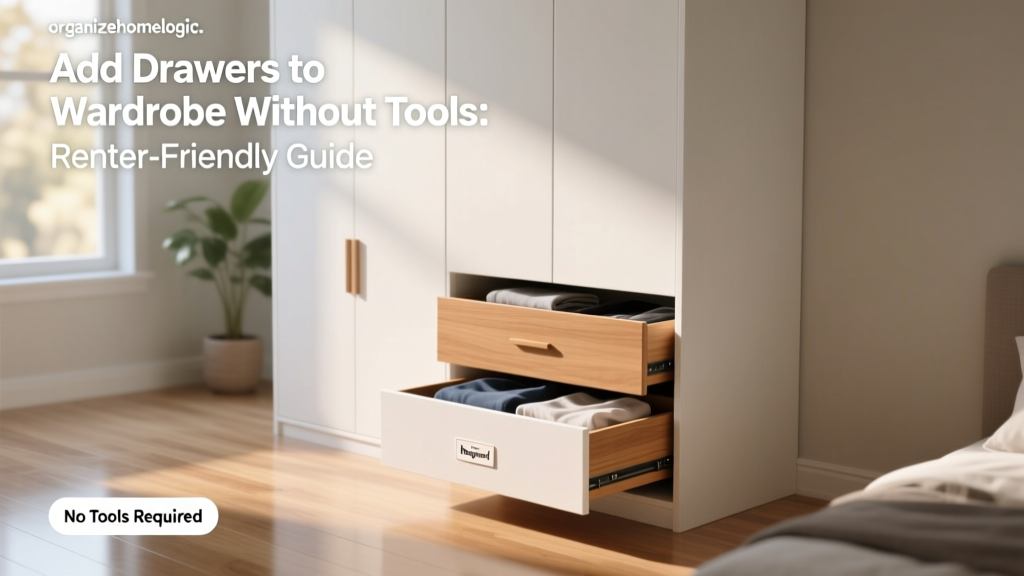 Add Drawers to Wardrobe Without Tools: Renter-Friendly Guide