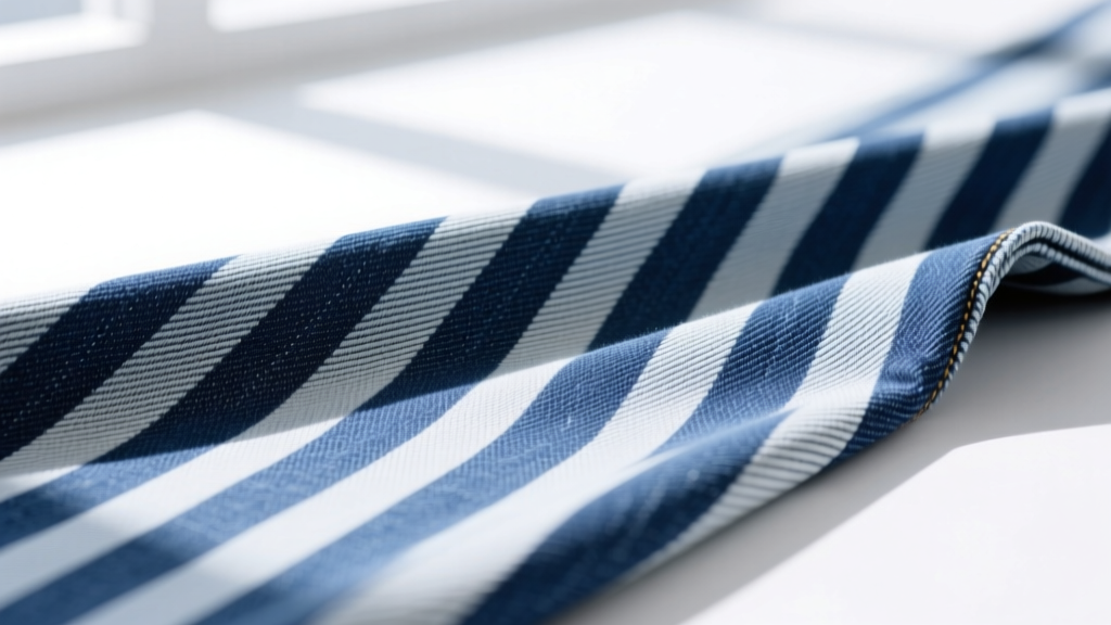 Striped Denim Fabric: Engineering Precision in Every Stripe