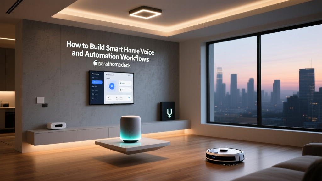 How to Build Smart Home Voice and Automation Workflows