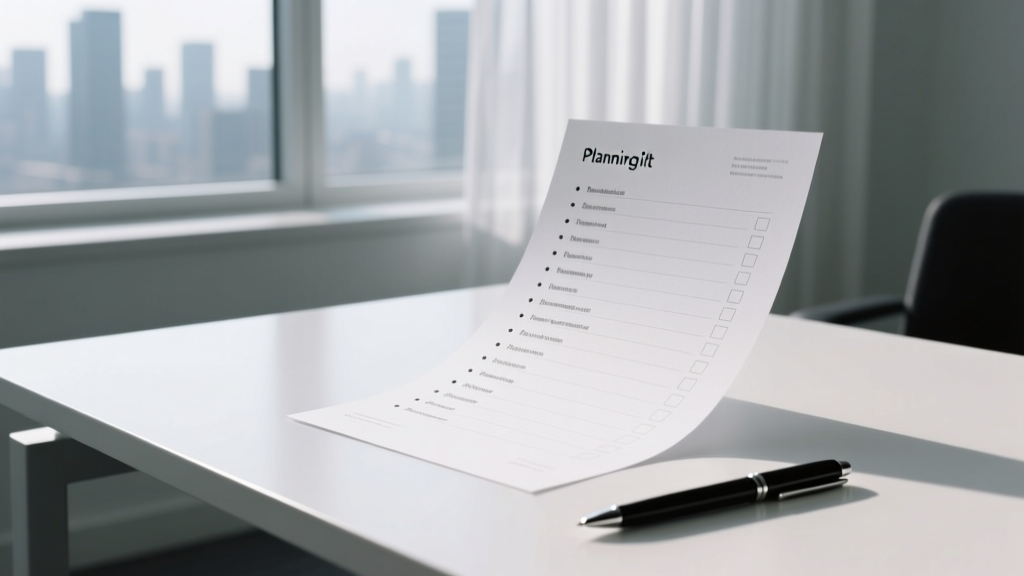 The Planning Checklist: A Field-Tested, Action-Oriented Framework for Real-World Execution