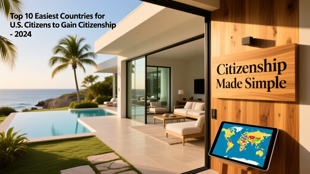 The 10 Easiest Countries to Get Citizenship For Americans (2024 Updated)