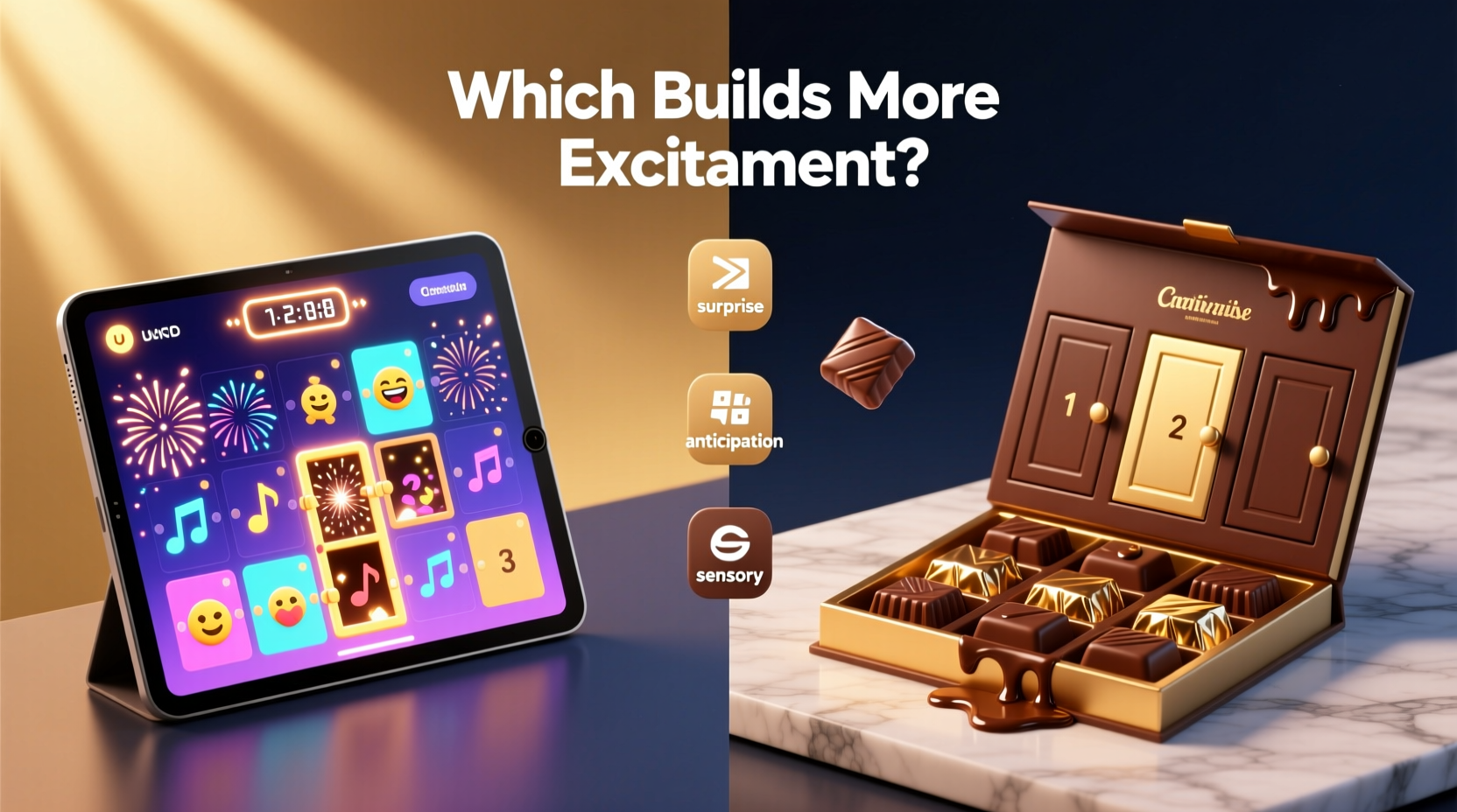 digital advent calendars vs chocolate versions which builds more excitement