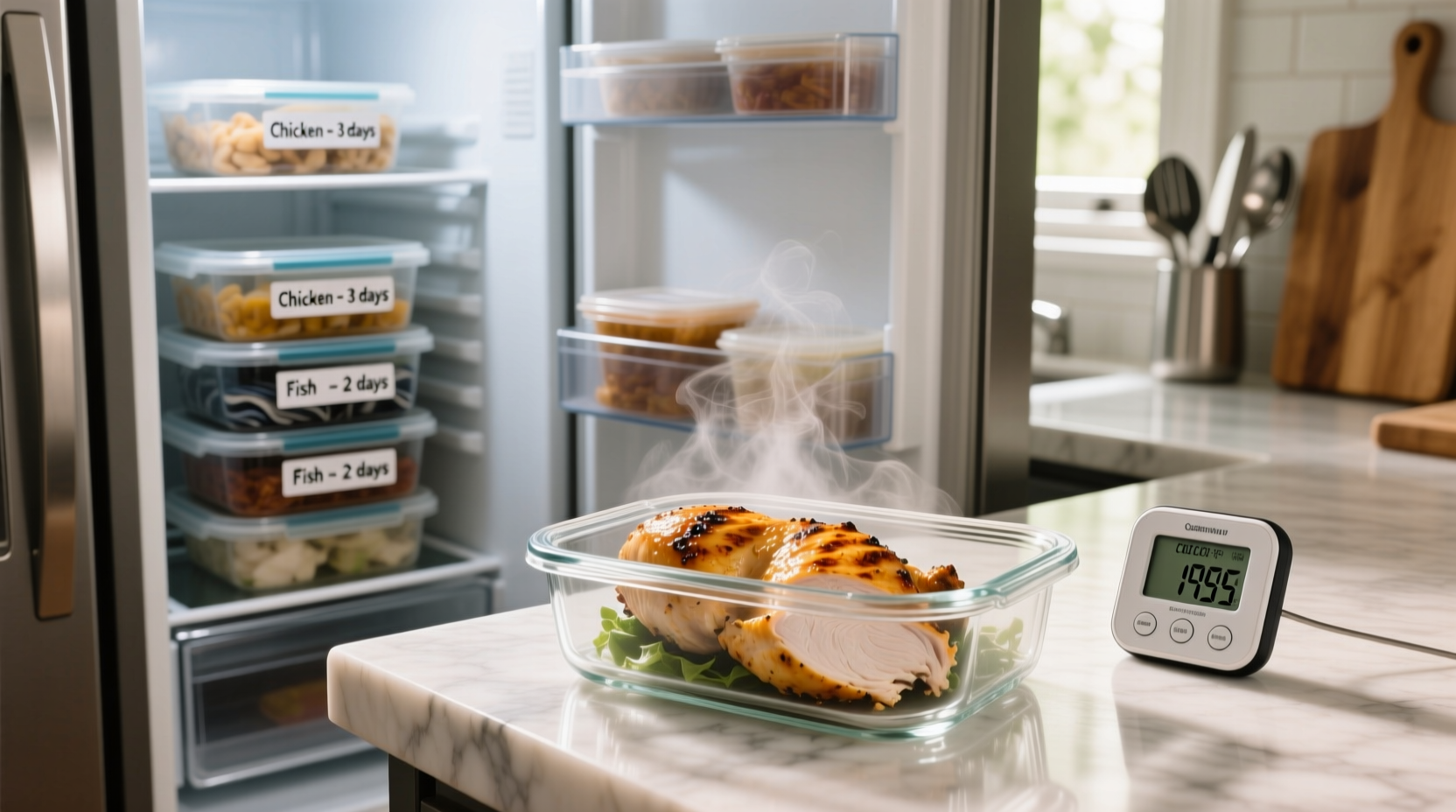 how long does cooked chicken keep in the fridge