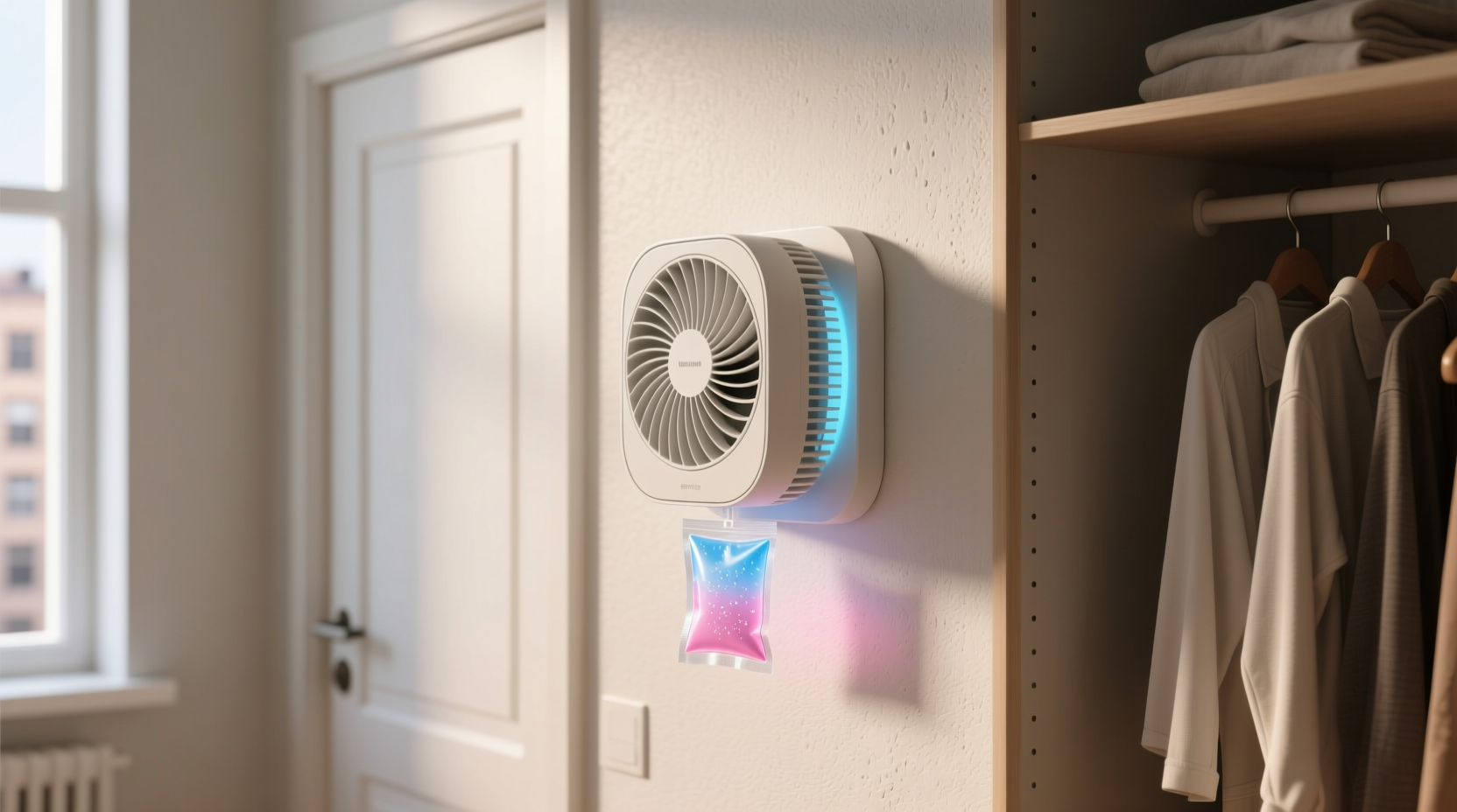 closet ventilation fan vs charcoal bags for mildew