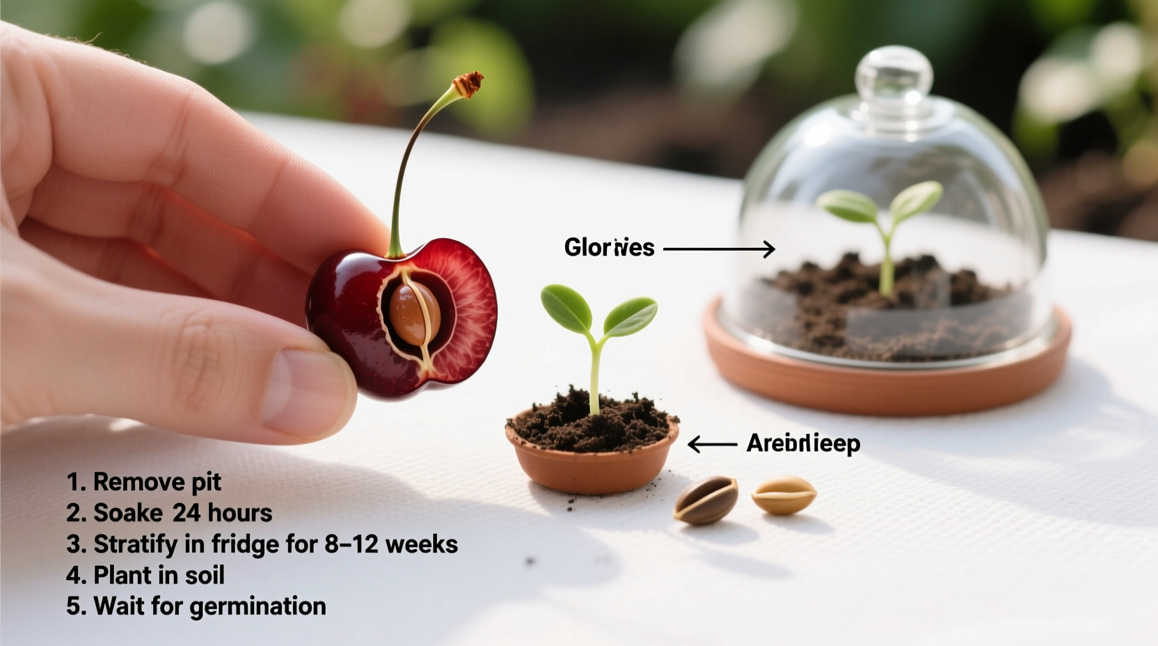how to grow cherry seeds