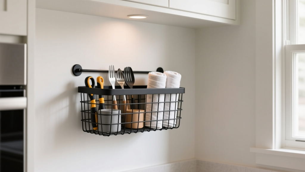Wall Mount Wire Basket Installation Guide