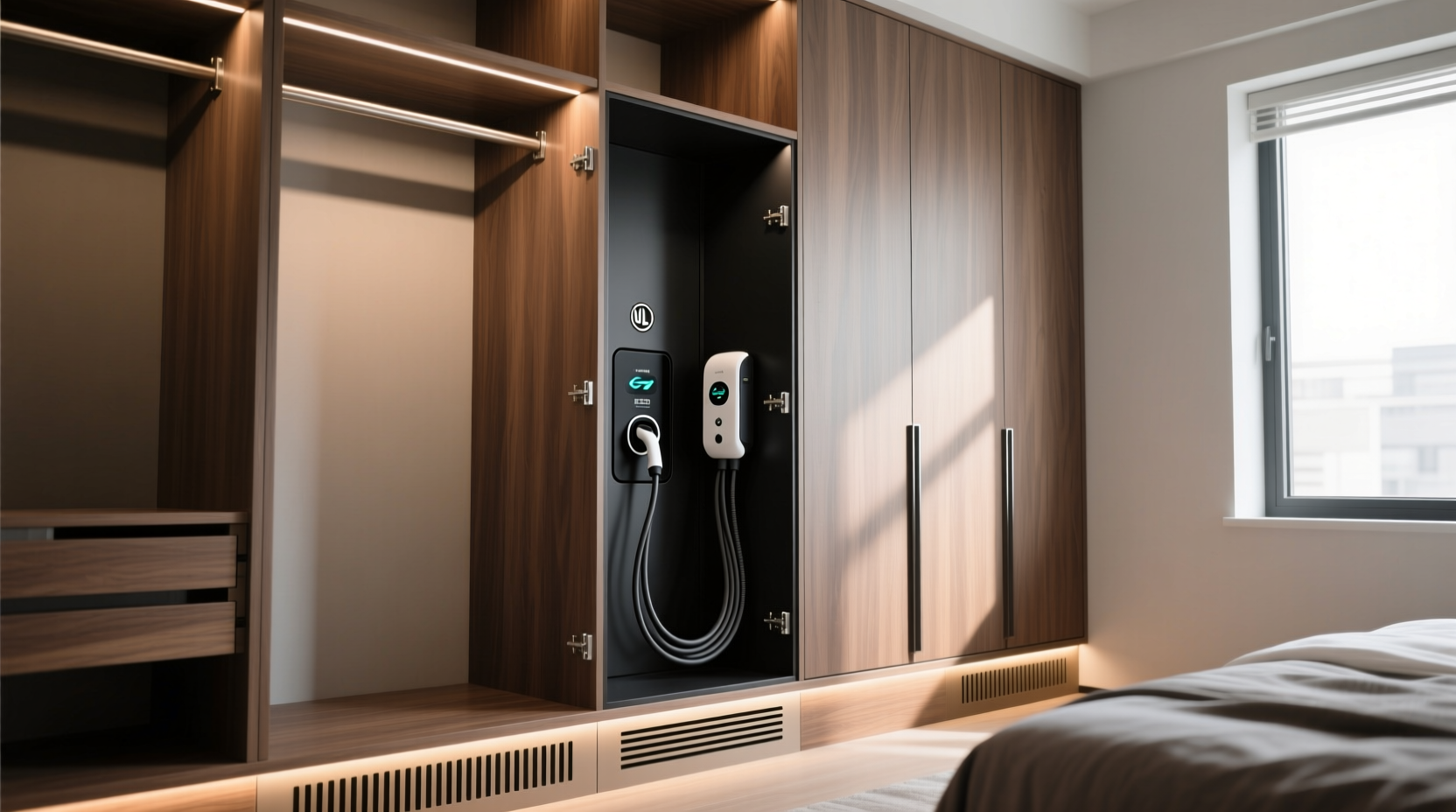 closet charging station safety guide