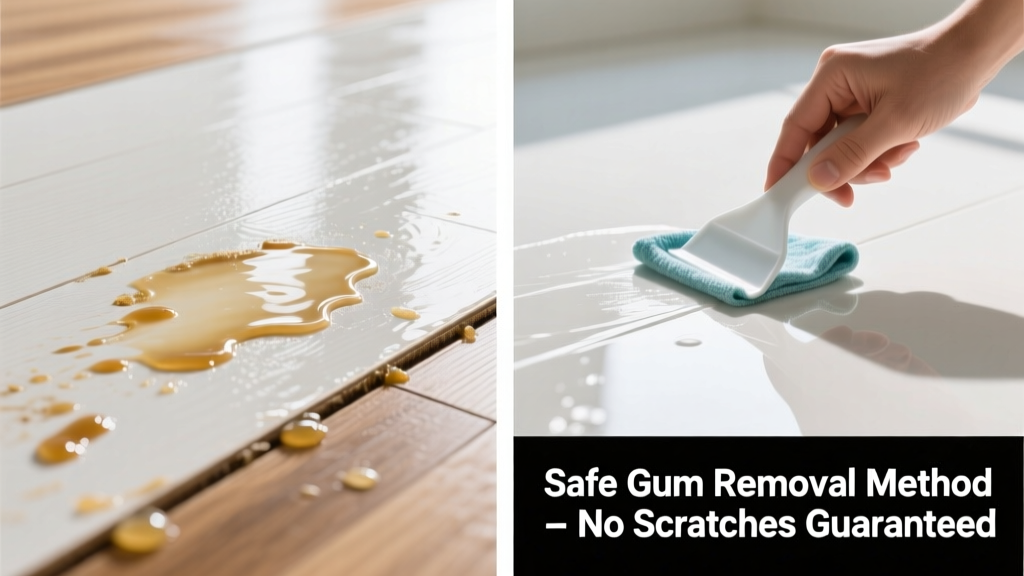 How to Remove Gum from Laminate Flooring Safely