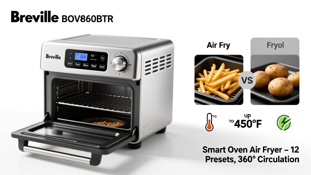 Breville BOV860BTR Review: Smart Oven Air Fryer Features
