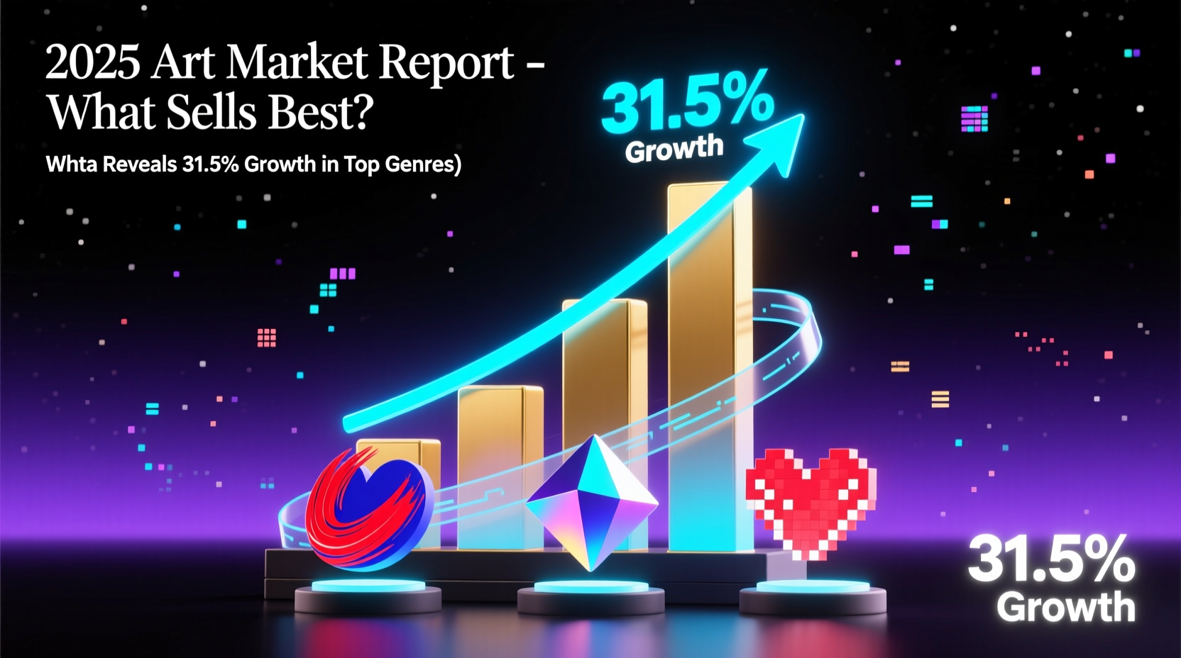 2025 Art Market Report: What Sells Best? Data Reveals 31.5% Growth in Top Genres