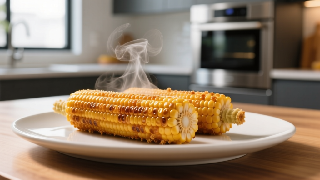 Air Fryer Frozen Corn on the Cob: Crispy & Juicy in 12 Min