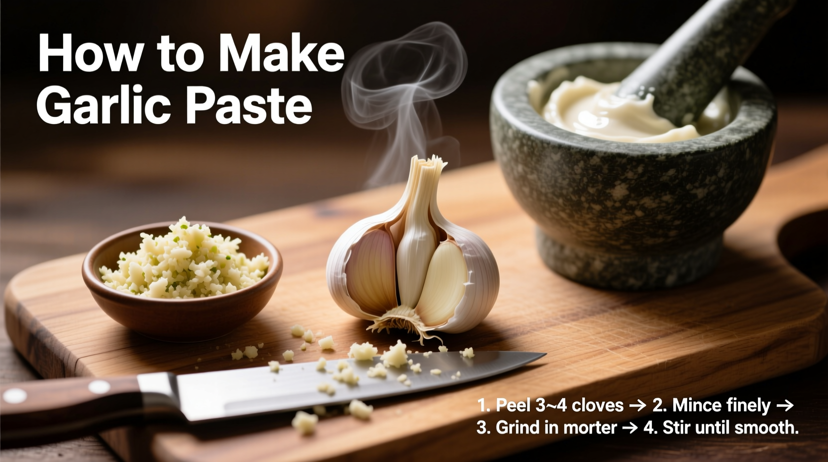 How to Make Garlic Paste: 5-Minute Chef's Method
