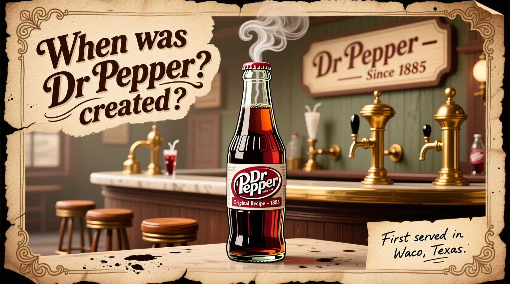 When Was Dr Pepper Created? The True 1885 Origin Story