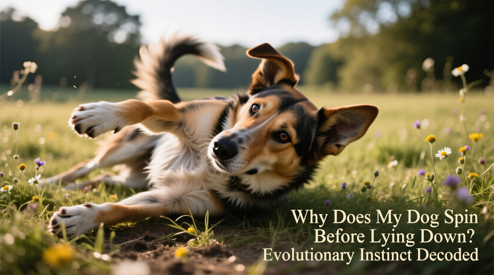 why does my dog spin before lying down evolutionary instinct decoded