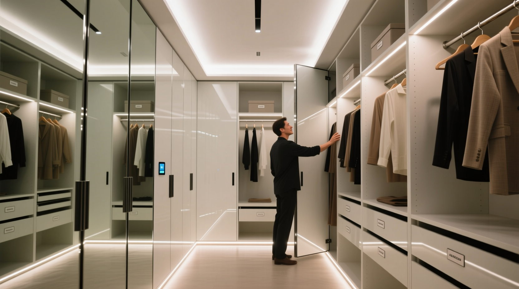 closet organization tips for dark spaces
