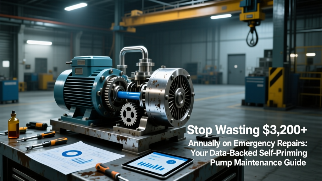 Self-Priming Pump Maintenance Guide: Cut Downtime 68%