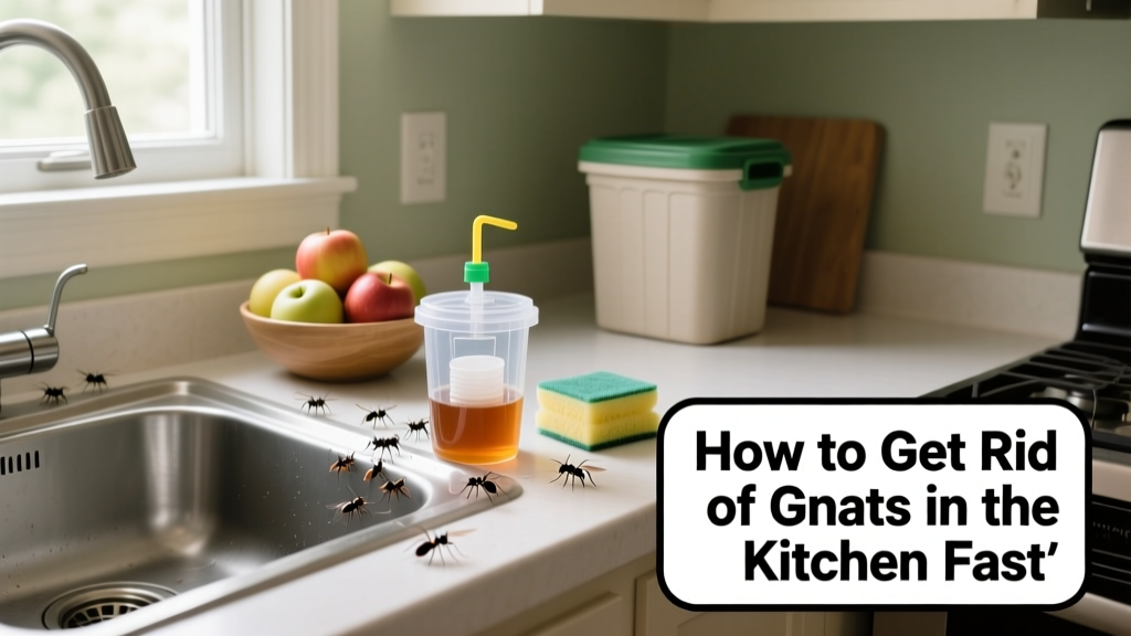 How to Get Rid of Gnats in the Kitchen Fast