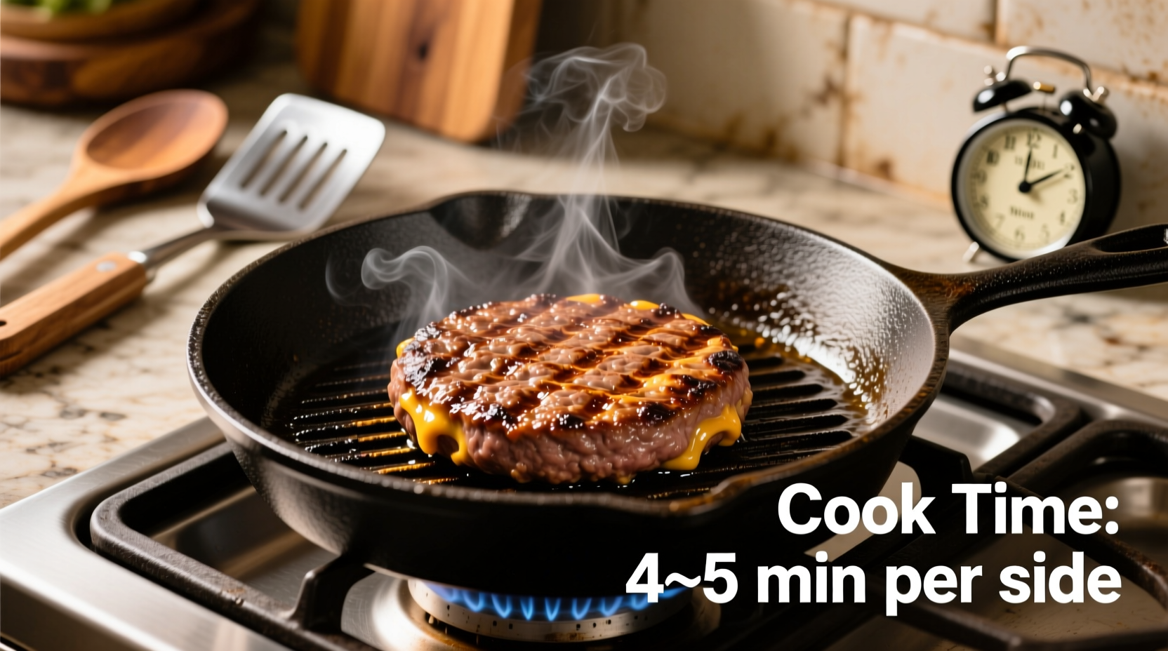 how long to cook a hamburger on the stove