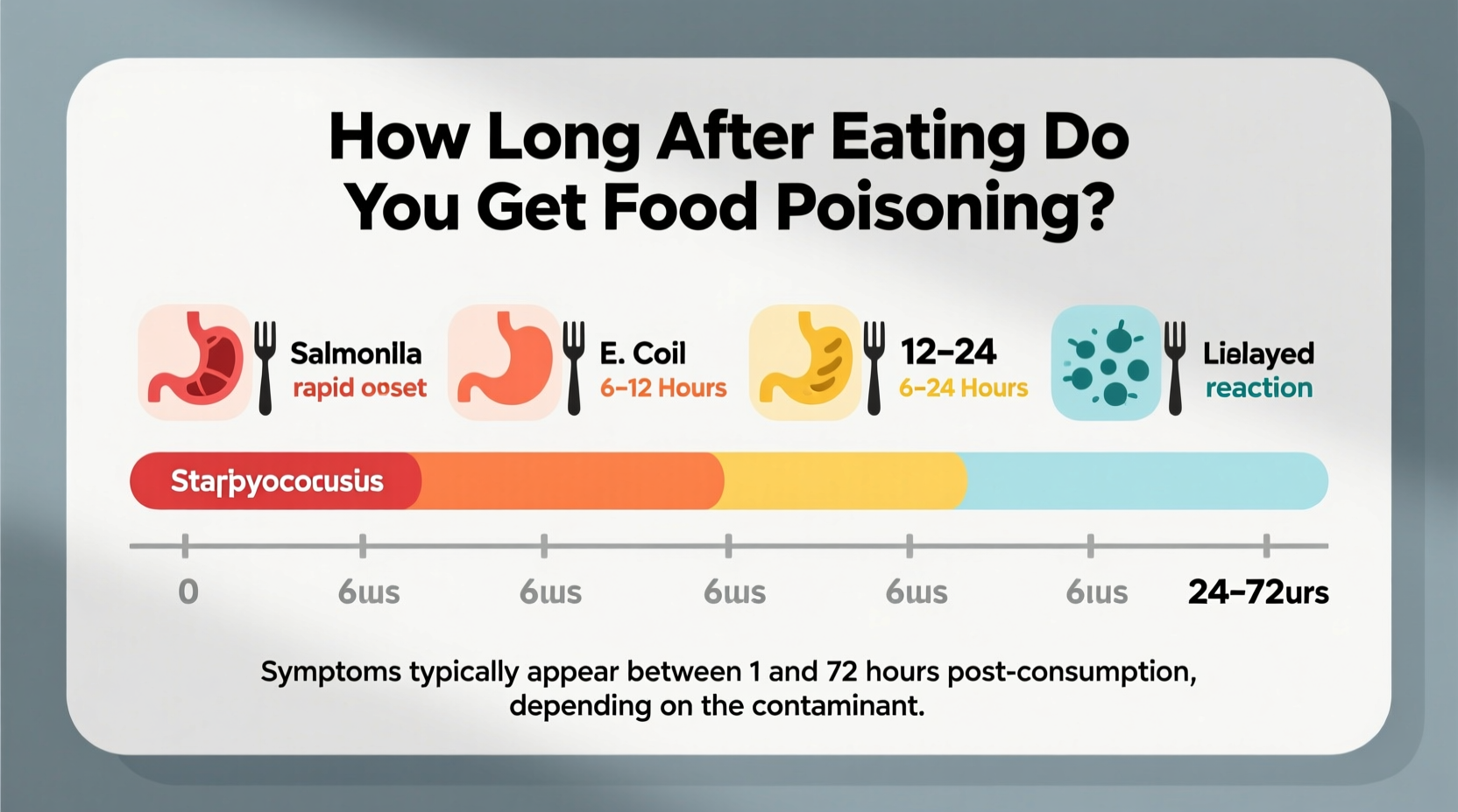 Food Poisoning: When Symptoms Appear After Eating