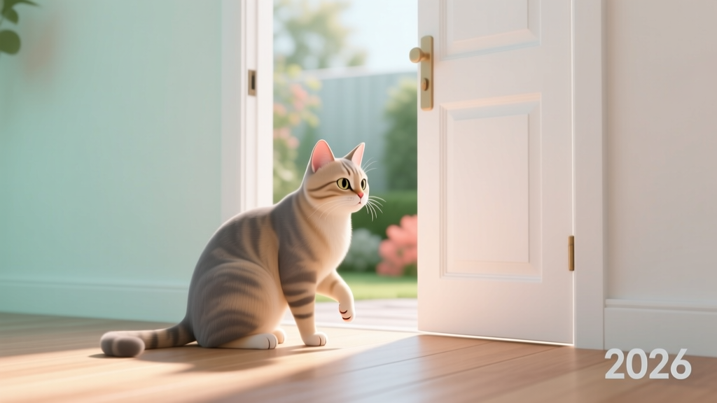 Why Cats Sit by Doors: Behavior Explained (2026)
