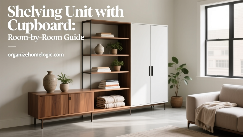 Shelving Unit with Cupboard: Room-by-Room Guide