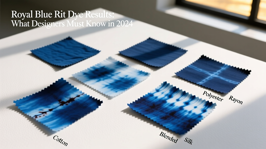 Royal Blue Rit Dye Results: What Designers Must Know in 2024
