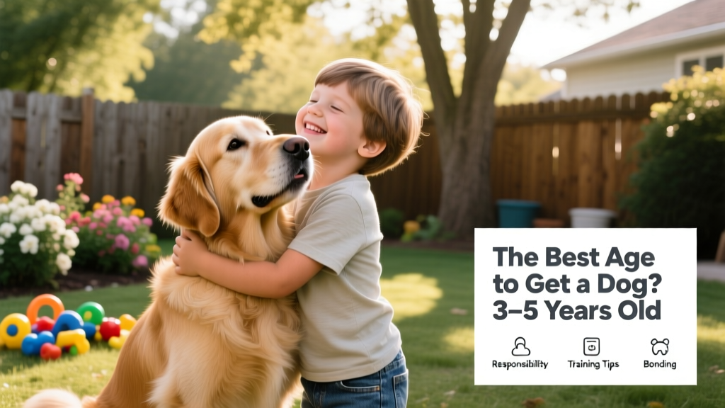child hugging the dog