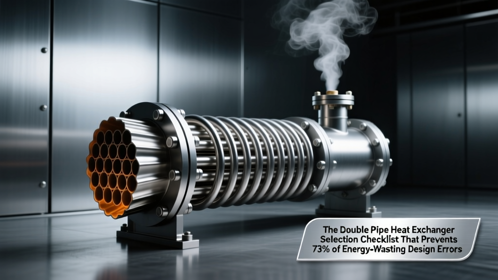 Double Pipe Heat Exchanger Selection Checklist