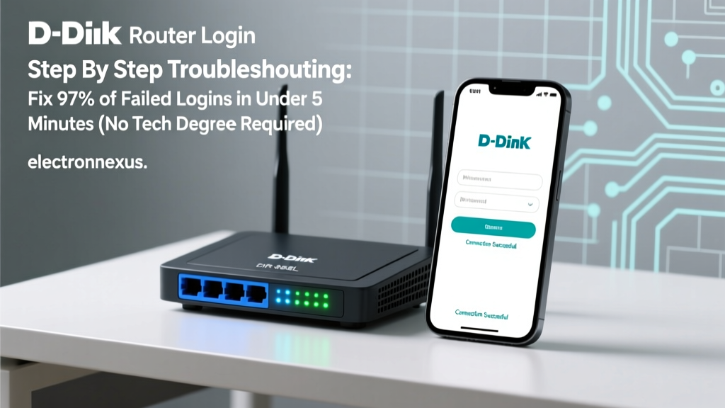 D-Link Router Login Step By Step Troubleshooting: Fix 97% of Failed Logins in Under 5 Minutes (No Tech Degree Required)