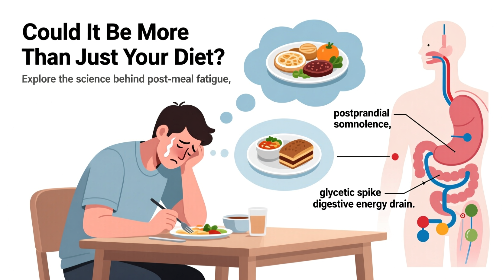 why do i feel tired after eating could it be your diet or something more