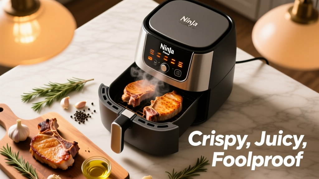 Air Fry Pork Chops in Ninja Foodi: Crispy, Juicy & Foolproof