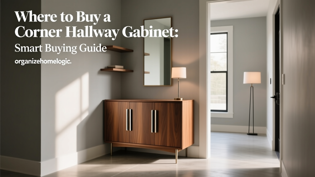 Where to Buy a Corner Hallway Cabinet: Smart Buying Guide