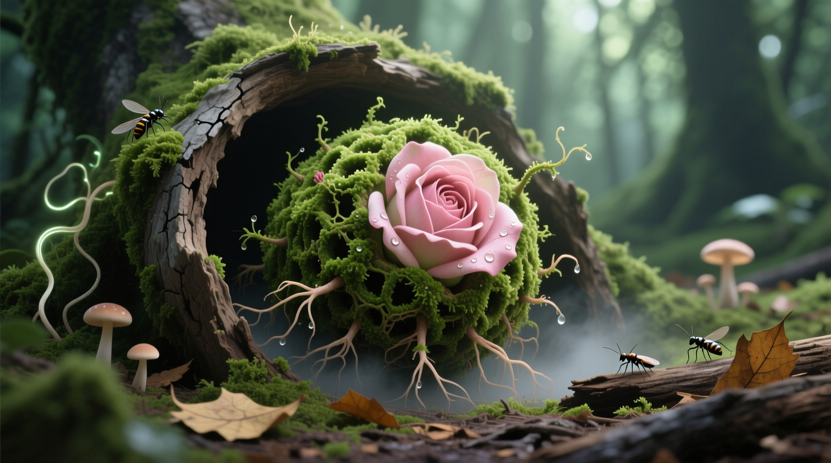 mossy rose gall