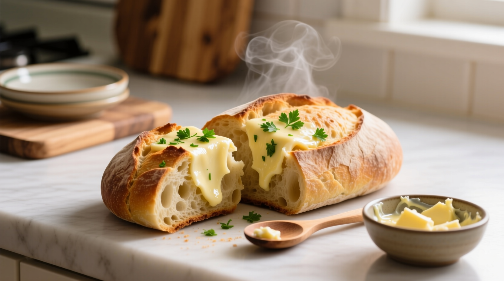 easy weeknight garlic bread recipe