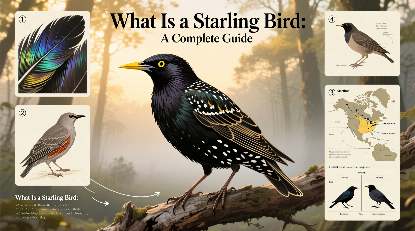 what is a starling bird