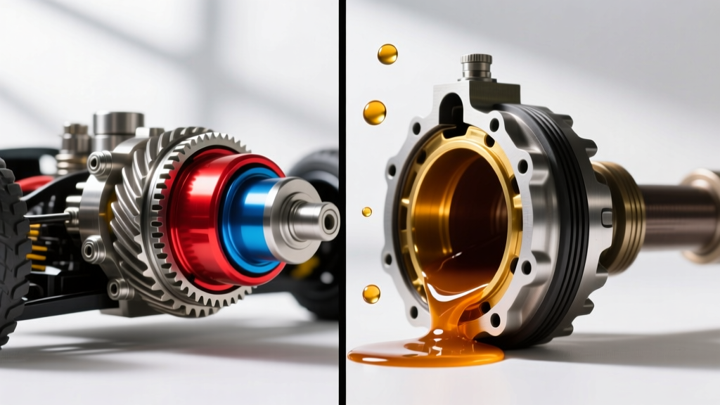 Differential Fluid Color: RC Car Differential Gear to Full-Size Axles