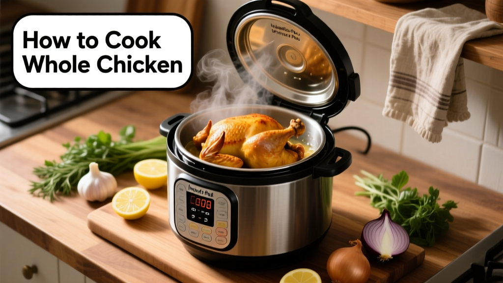How to Cook Whole Chicken in Instant Pot Vortex Plus
