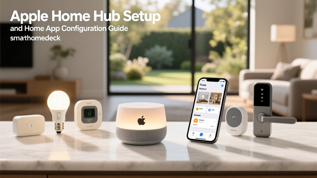Apple Home Hub Setup and Home App Configuration Guide