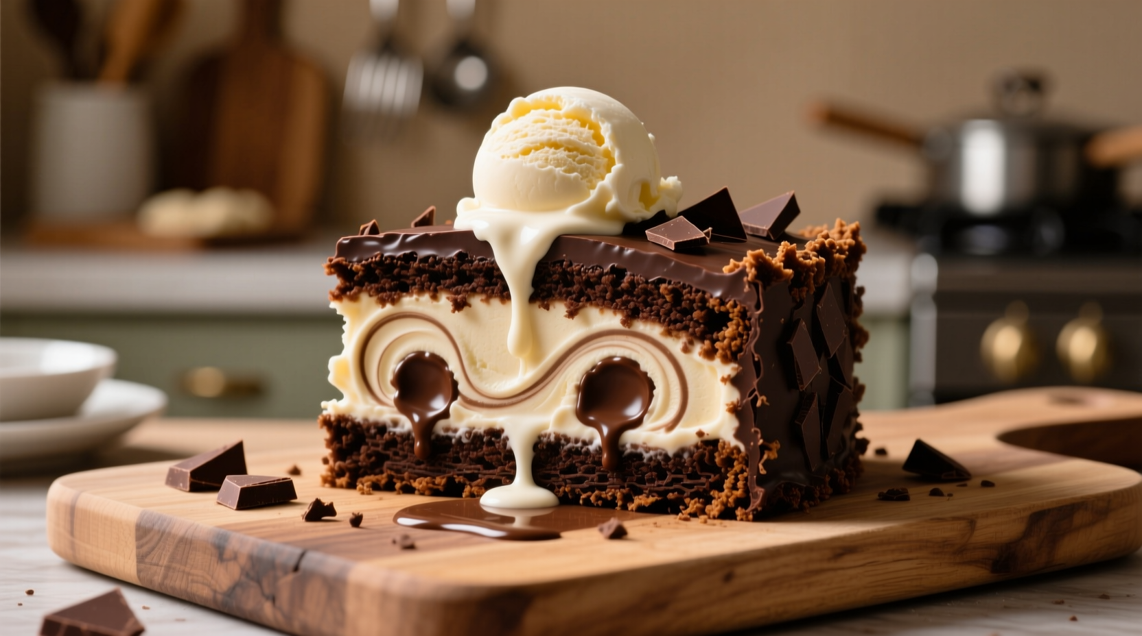 Crunchy Chocolate Ice Cream Cake Recipe: Science-Backed Layers & Texture Control