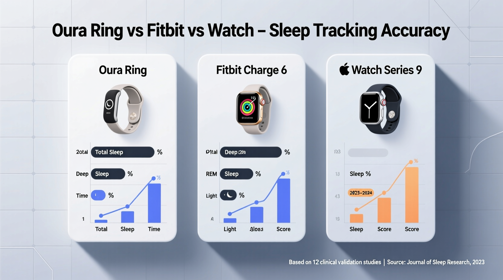 is the oura ring accurate for sleep tracking compared to fitbit or apple watch