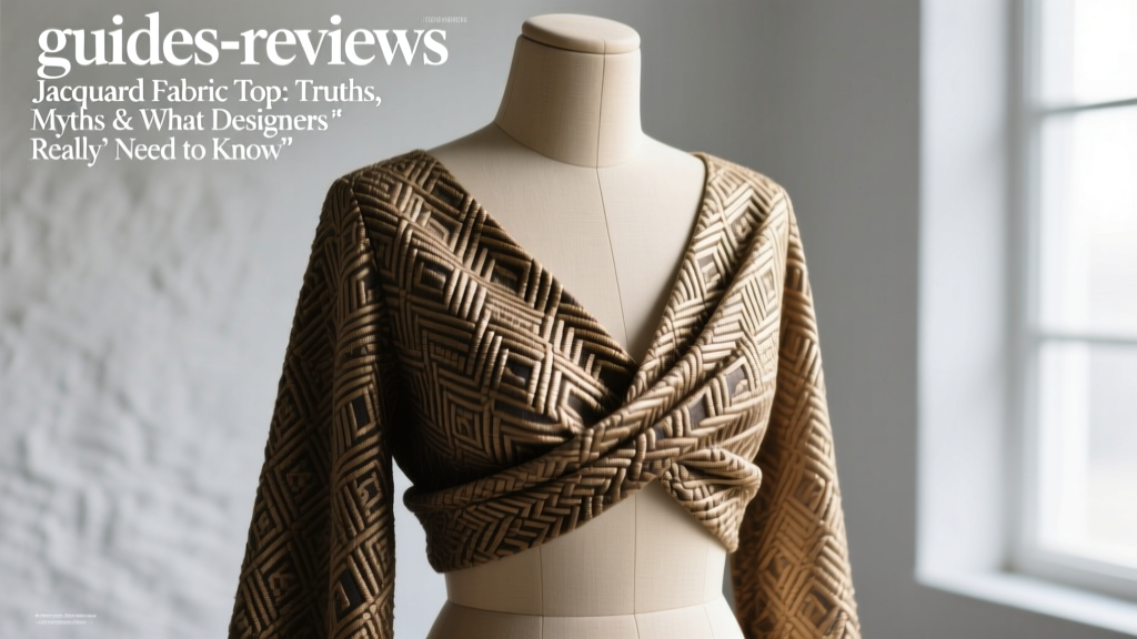 Jacquard Fabric Top: Truths, Myths & What Designers *Really* Need to Know