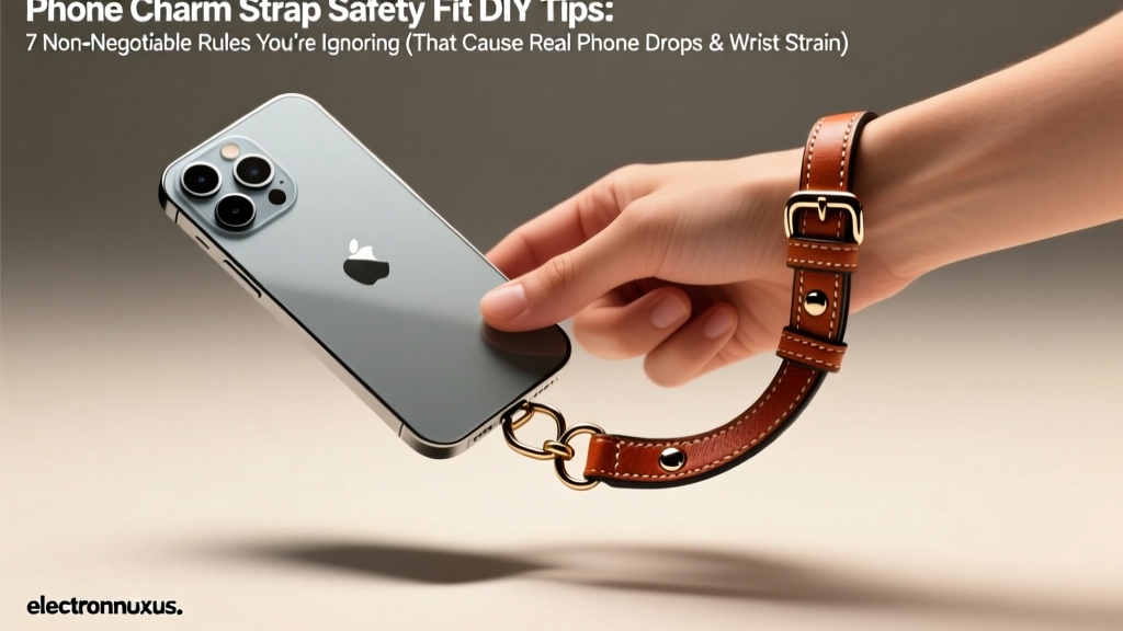 Phone Charm Strap Safety Fit DIY Tips: 7 Non-Negotiable Rules You’re Ignoring (That Cause Real Phone Drops & Wrist Strain)