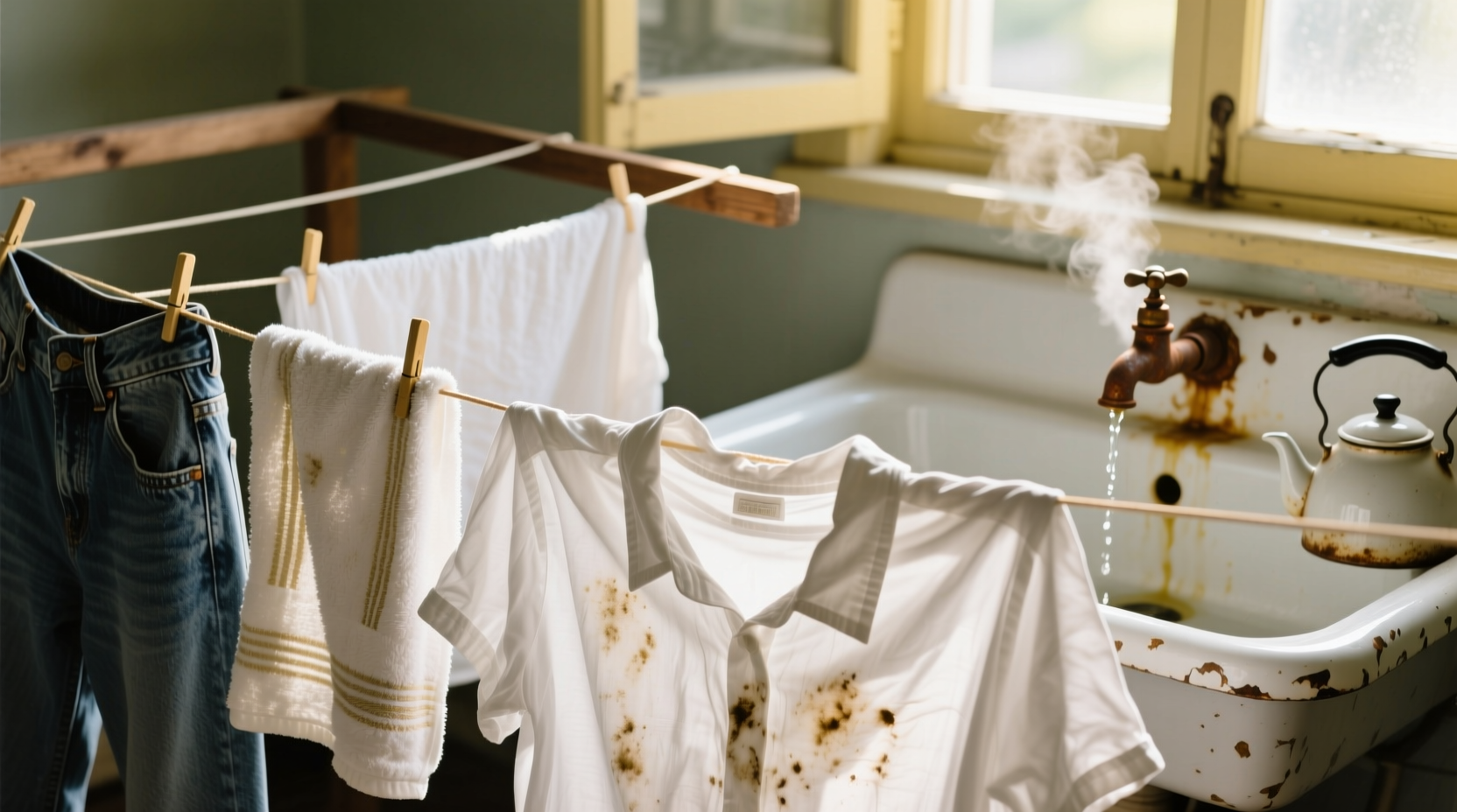 hard water laundry