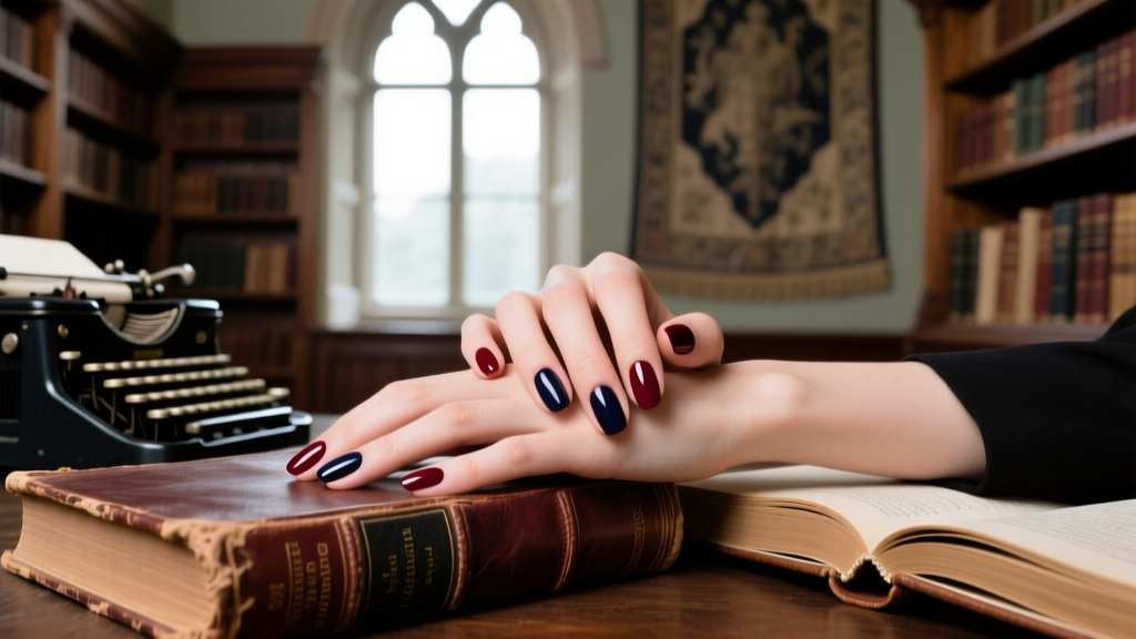 Dark Academia Nail Colors: 2024’s Most Scholarly Shades